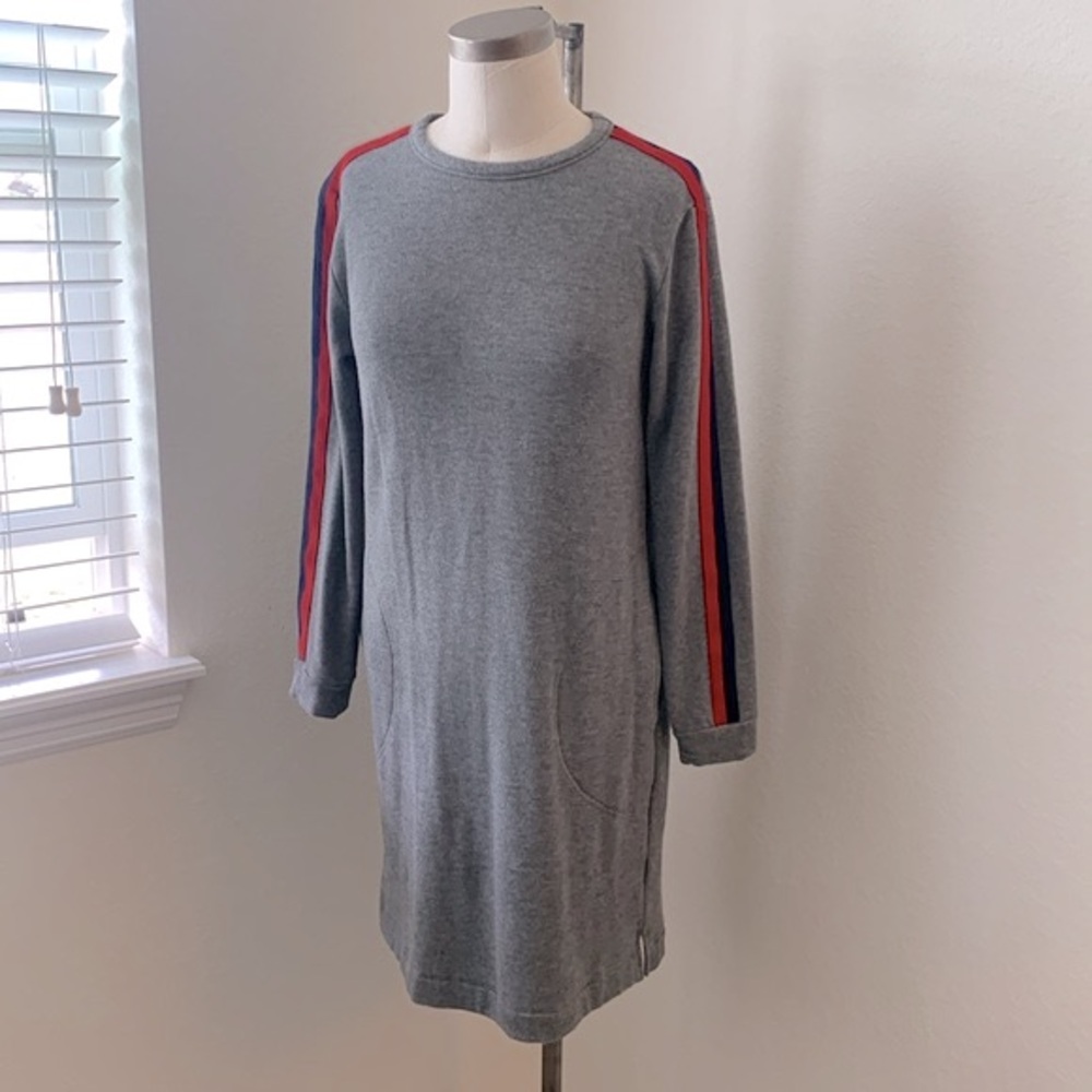 NWT Velvet for Anthropologie Danica side-stripe sweatshirt tunic streetwear
